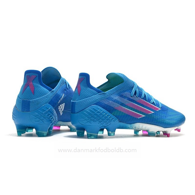 Adidas X Speedflow.1 FG Sapphire Edge Fodboldstøvler Herre – Blå Lyserød Hvid